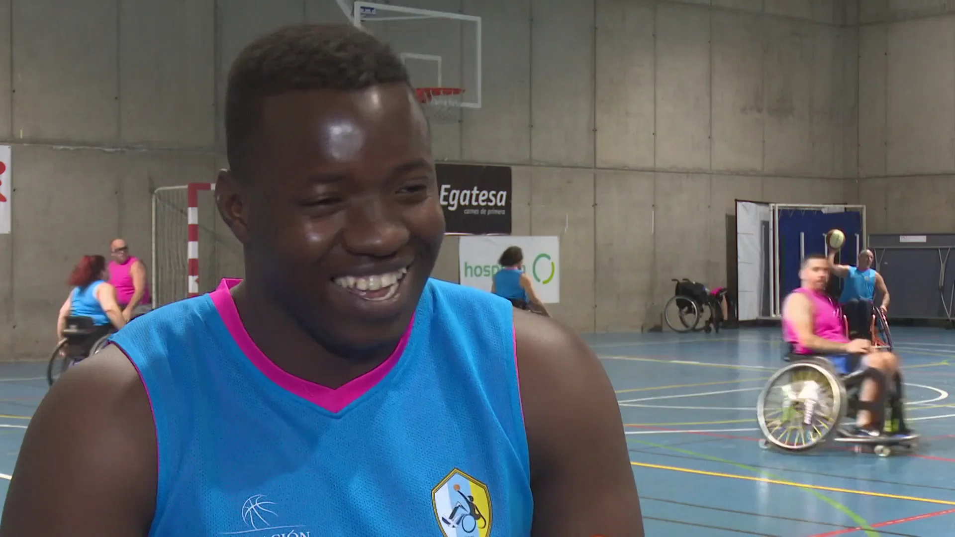 Gari Habibou, jugador del ADEIN Tenerife Gari Habibou, jugador del ADEIN Tenerife