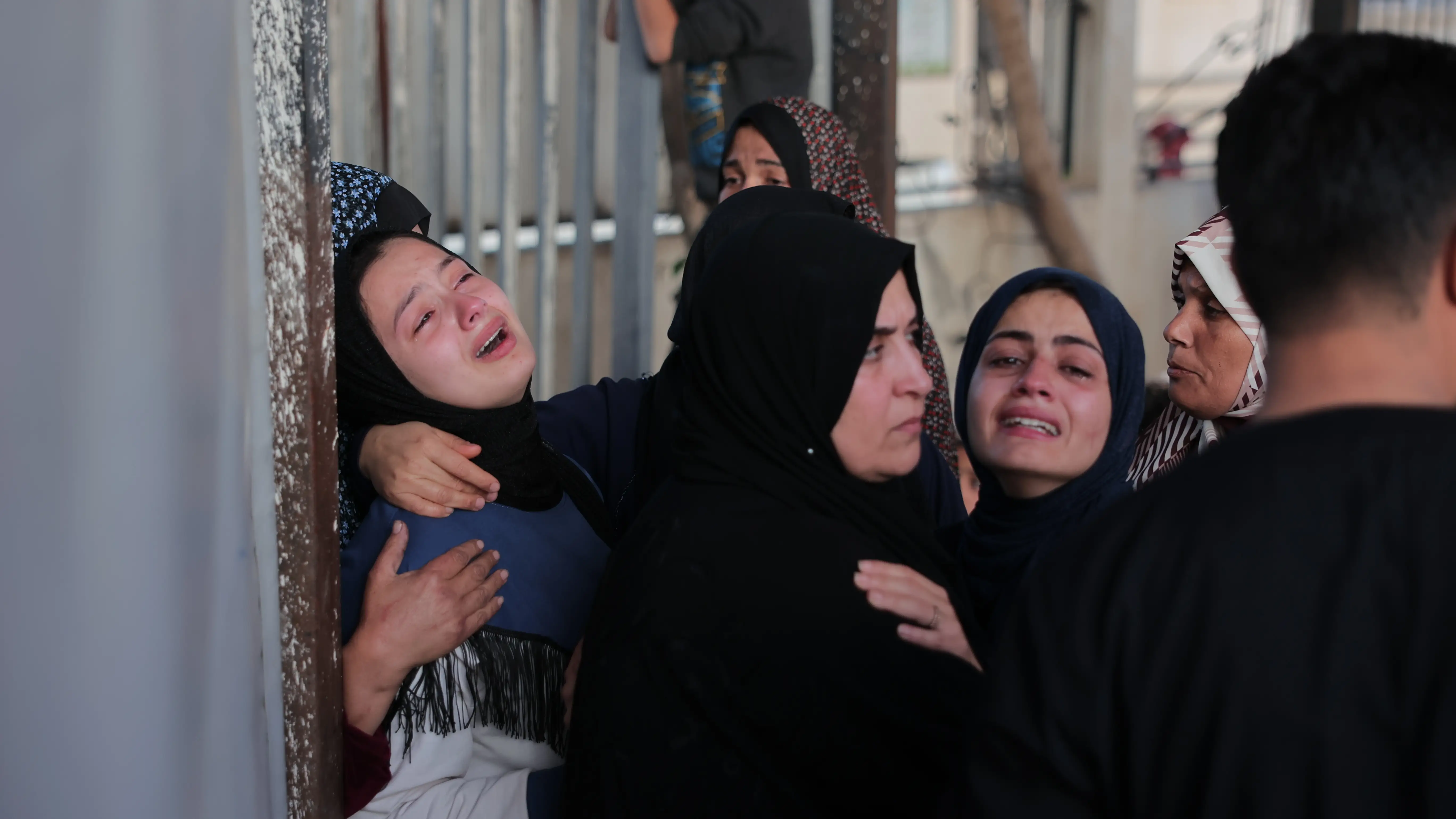 Palestinos en Franja de Gaza
