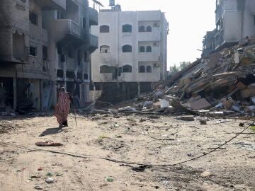 Franja de Gaza entre escombros