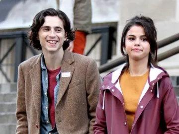 Selena Gomez y Timothée Chalamet Selena Gomez y Timothée Chalamet