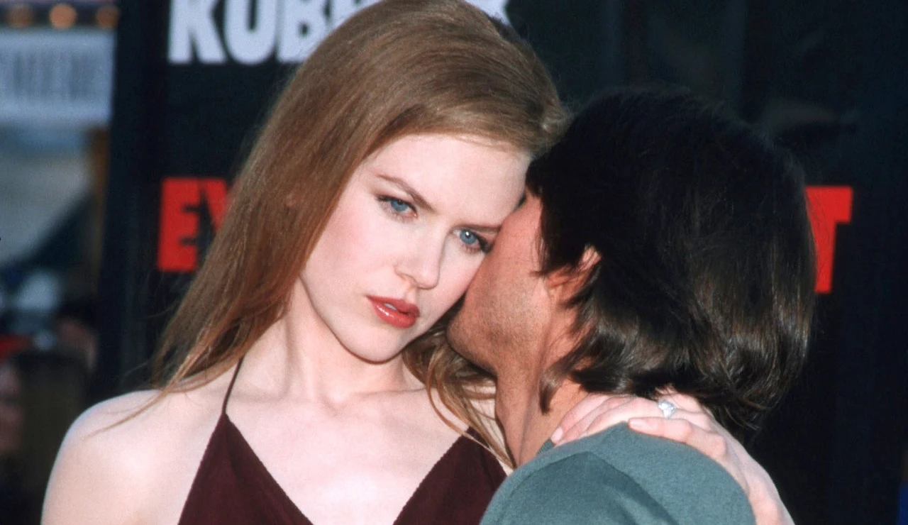 Nicole Kidman y Tom Cruise en la premiere de Los Angeles de the Eyes Wide Shut Premiere en 1999