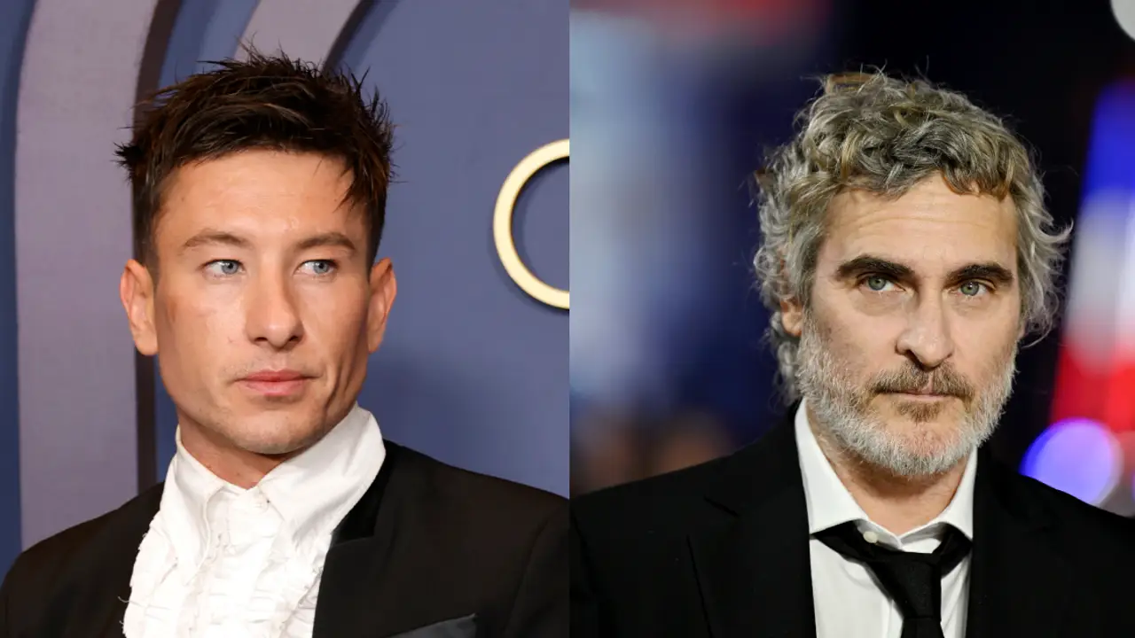 Duelo de Jokers: Joaquin Phoenix y Barry Keoghan inmortalizan su encuentro con esta icónica imagen riendo como el villano de Batman