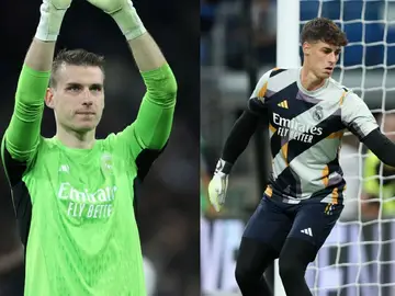 Lunin y Kepa, porteros del Real Madrid Lunin y Kepa, porteros del Real Madrid