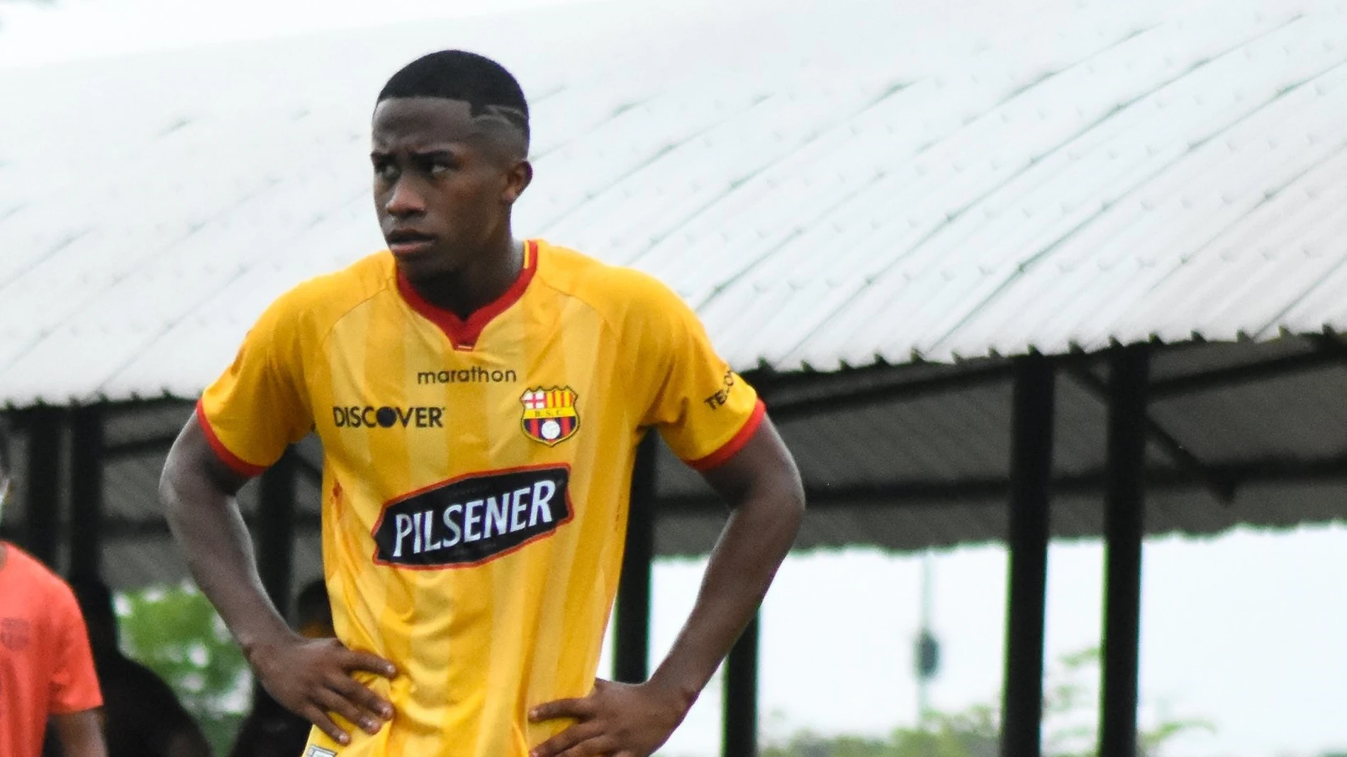 Jair Lemos, en un partido con el Barcelona SC Jair Lemos, en un partido con el Barcelona SC