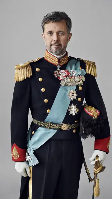 Retrato oficial de Federico de Dinamarca Retrato oficial de Federico de Dinamarca