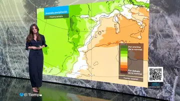 Mapa que refleja anomalías en las precipitaciones Mapa que refleja anomalías en las precipitaciones