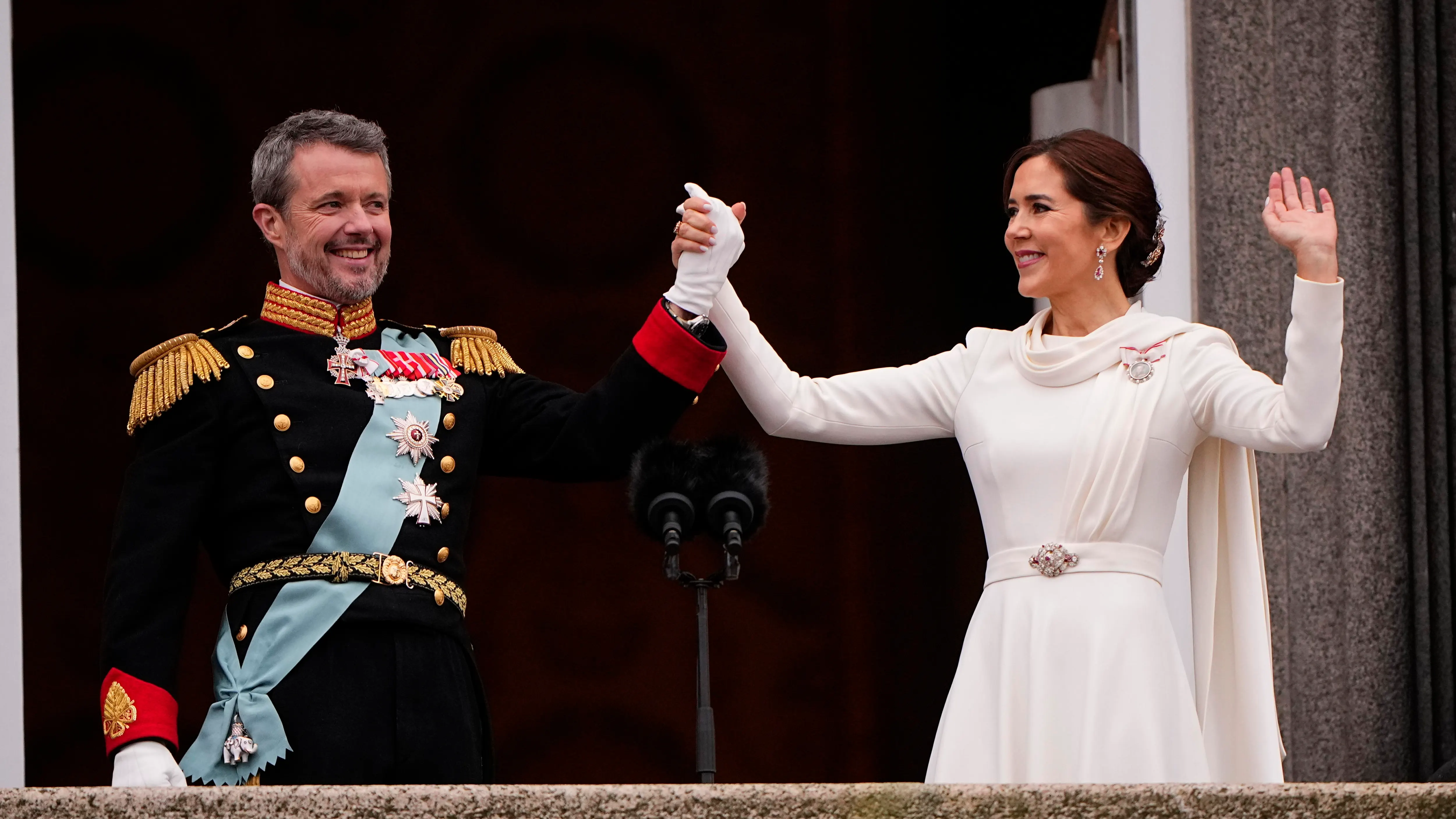 Federico de Dinamarca y su esposa Federico de Dinamarca y su esposa