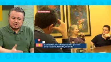 El periodista que puso a prueba a Anne Germain y se llevó una sorpresa: 