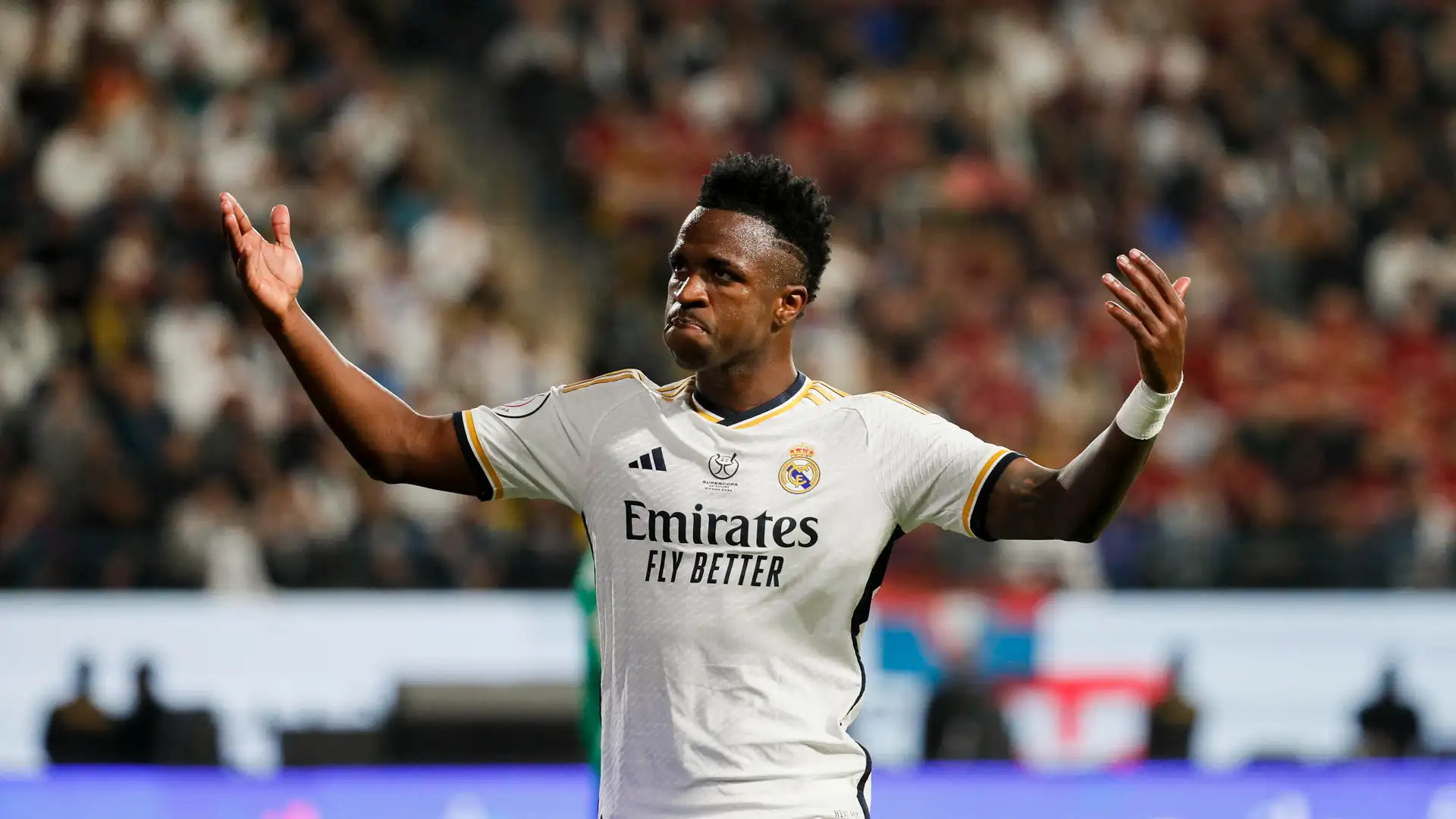 Vinícius, en el duelo contra el Barcelona Vinícius, en el duelo contra el Barcelona