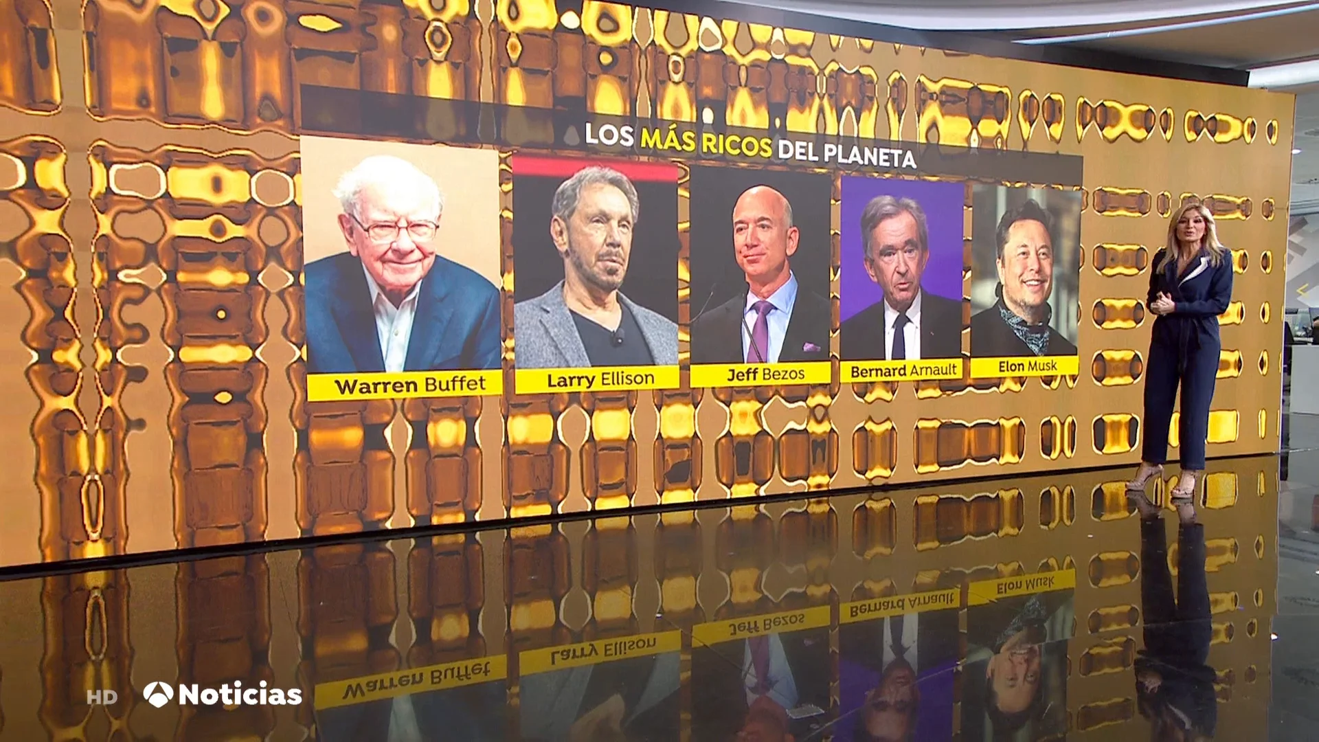 Los más ricos del mundo La fortuna de las 5 personas más ricas del mundo se ha duplicado desde 2020