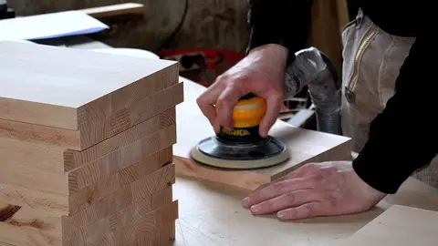 Imagen de archivo de una carpintería Imagen de archivo de una carpintería