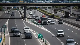 Tramo de la autopista de la M30 Tramo de la autopista de la M30