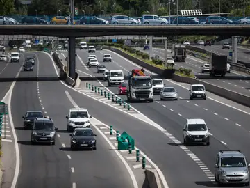 Tramo de la autopista de la M30 Tramo de la autopista de la M30