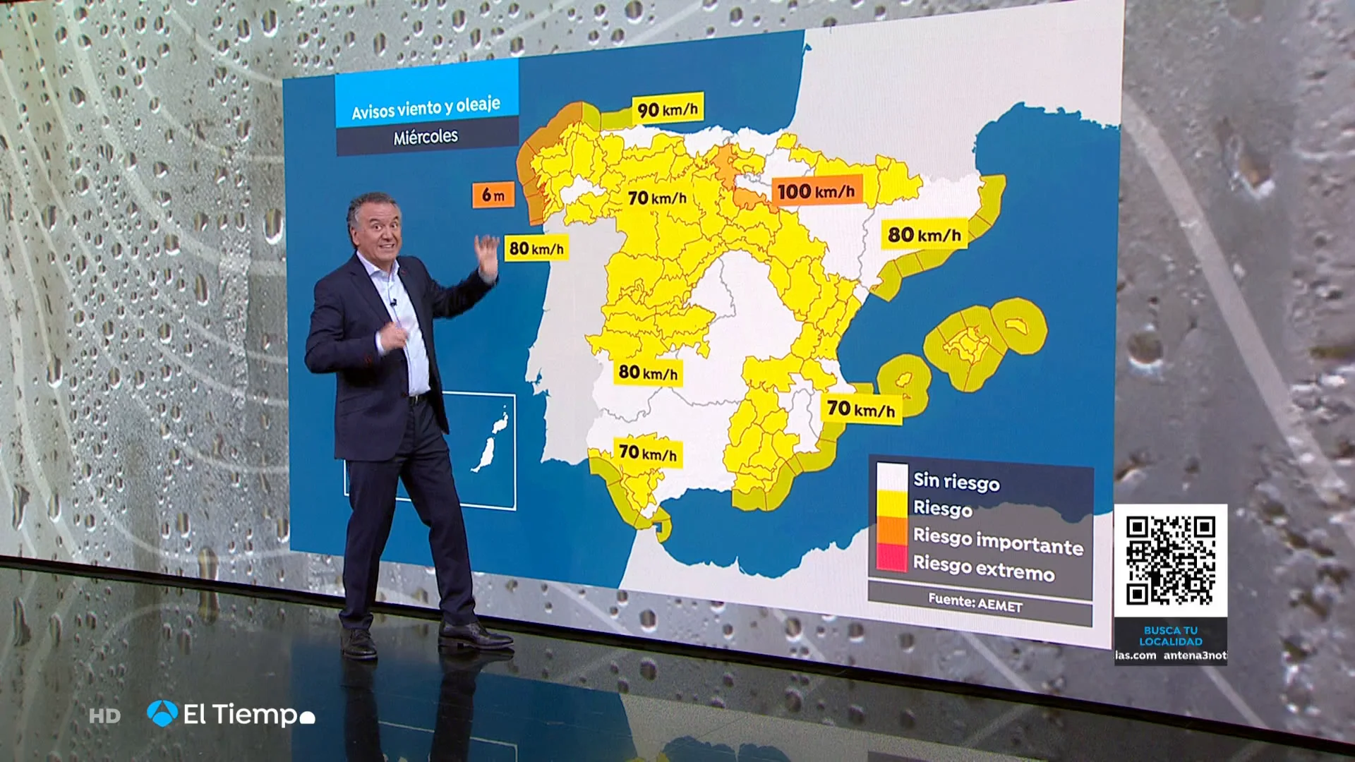 Roberto Brasero y los efectos de la borrasca 'Irene': "Viento y lluvias fuertes" Roberto Brasero y los efectos de la borrasca 'Irene': "Viento y lluvias fuertes"