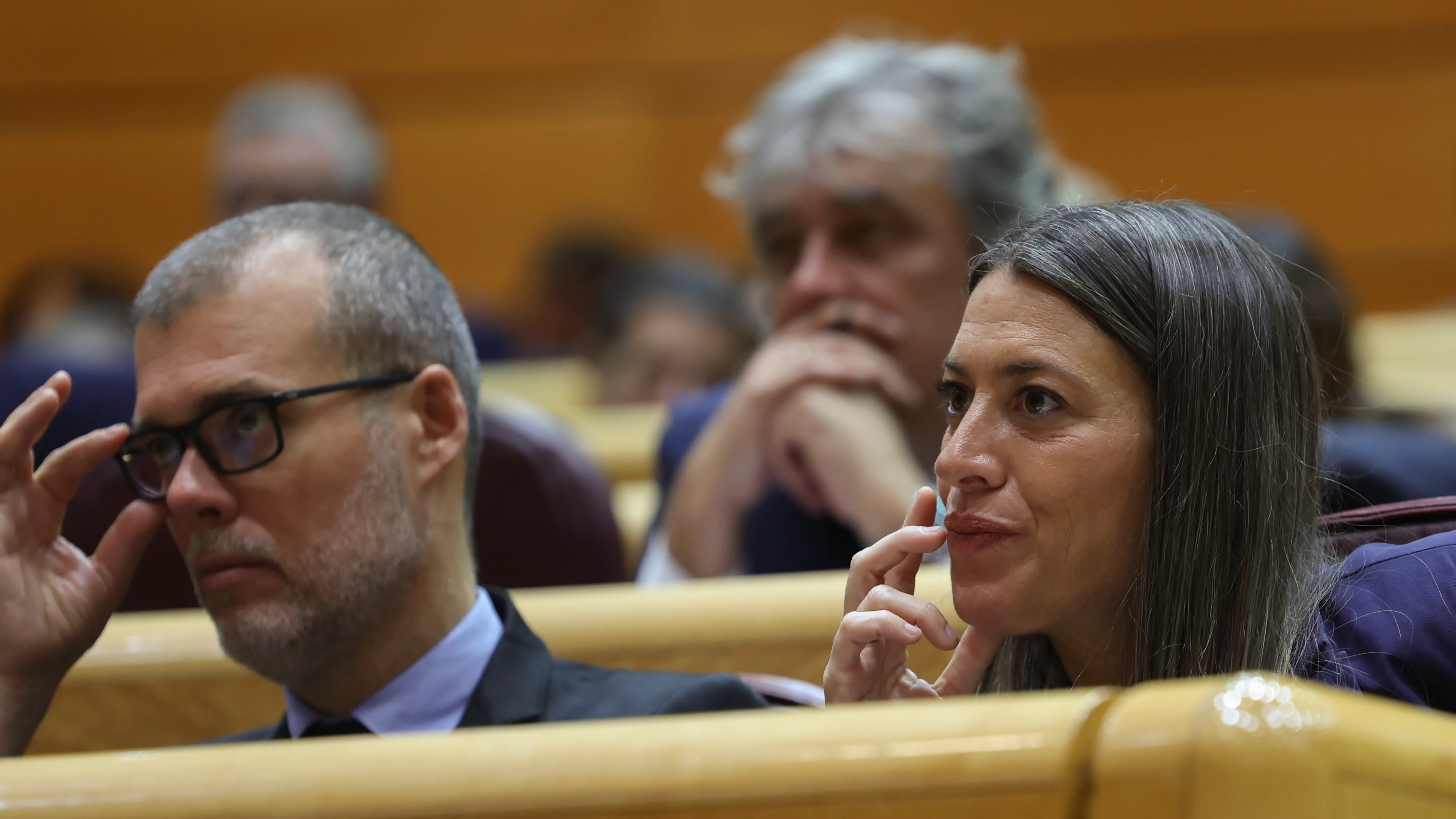 Miriam Nogueras, portavoz de Junts, en el pleno del Congreso Miriam Nogueras, portavoz de Junts, en el pleno del Congreso