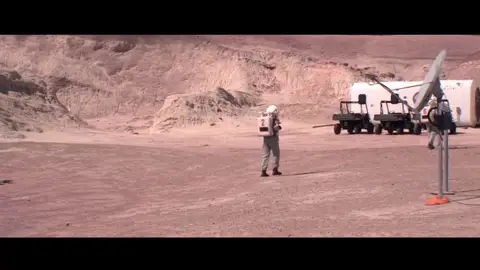 Simulación de una misión espacial en Marte Simulación de una misión espacial en Marte