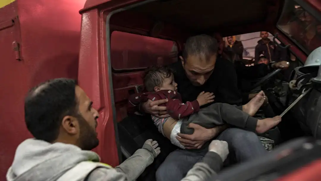 Palestinos en el conflicto de Ham&aacute;s e Israel en Franja de Gaza