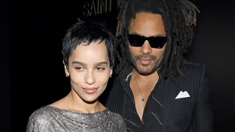 Lenny Kravitz y su hija Zoe Kravitz en la Paris Fashion Week Womenswear 2020 I 2021 Lenny Kravitz y su hija Zoe Kravitz en la Paris Fashion Week Womenswear 2020 I 2021