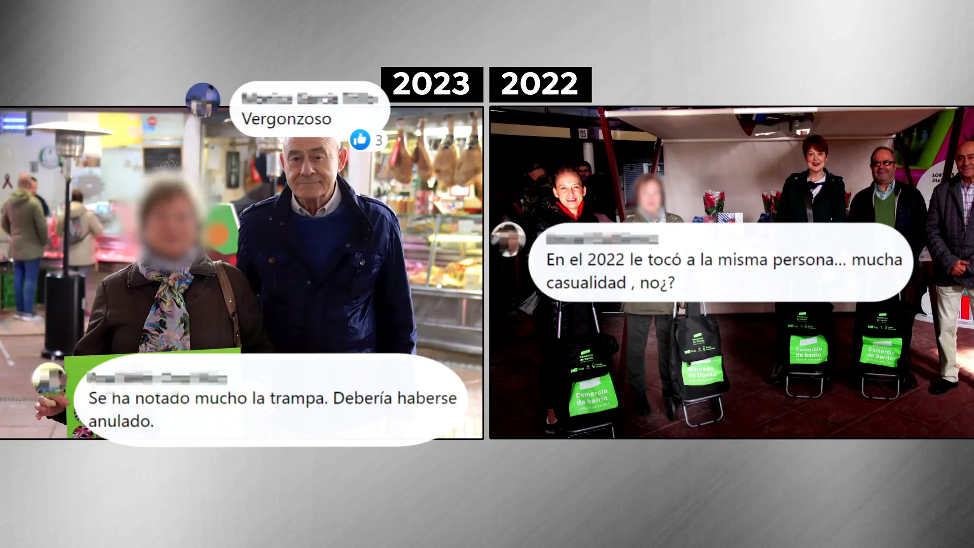 Ganadora del sorteo del mercado de Úbeda Ganadora del sorteo del mercado de Úbeda
