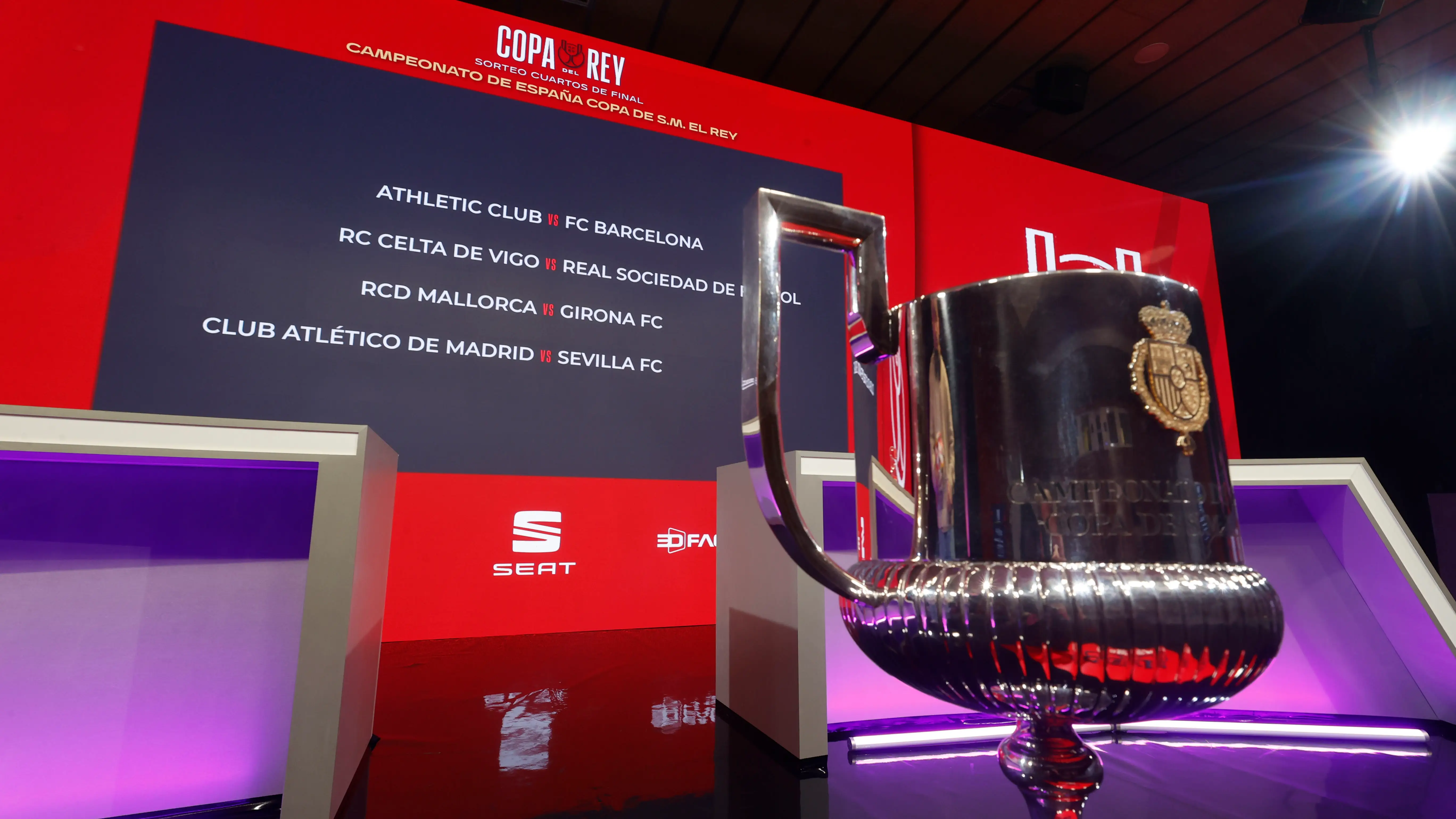 Duelos de cuartos de final de la Copa del Rey 2023-24