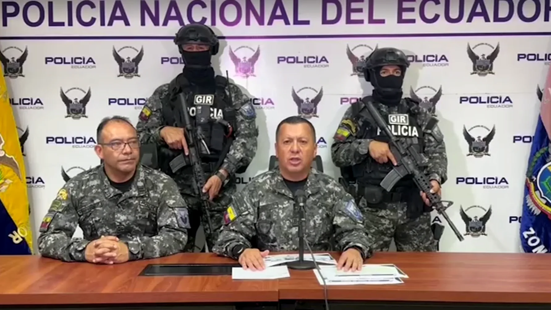 Polic&iacute;a de Ecuador