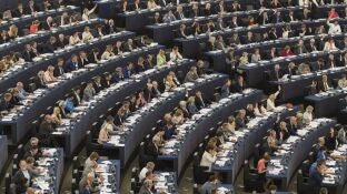 Imagen de archivo de la Euroc&aacute;mara durante una sesi&oacute;n plenaria del Parlamento Europeo