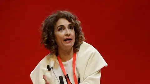 María Jesús Montero, en un acto en A Coruña