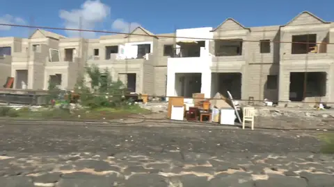 Imagen de las casas en las que vivían los okupas de Lanzarote Imagen de las casas en las que vivían los okupas de Lanzarote