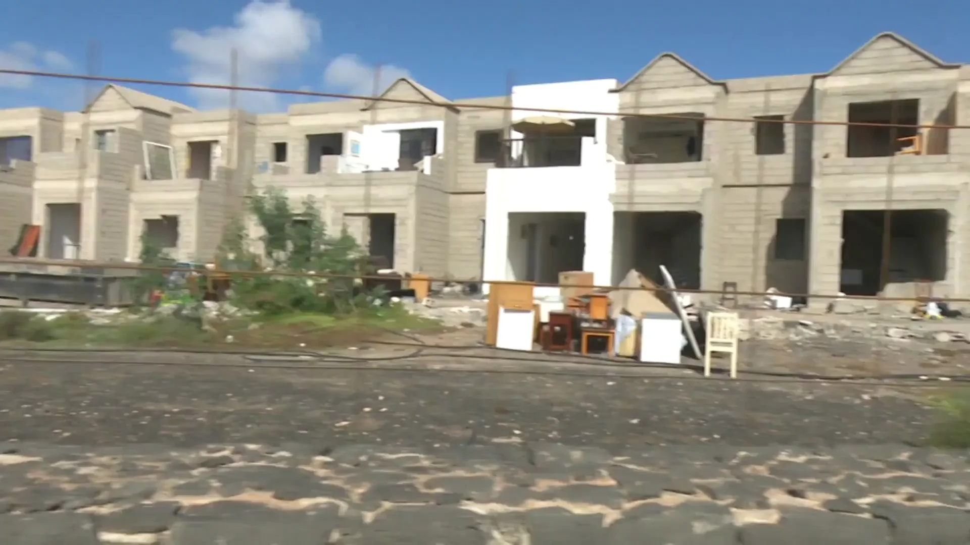 Imagen de las casas en las que vivían los okupas de Lanzarote Imagen de las casas en las que vivían los okupas de Lanzarote