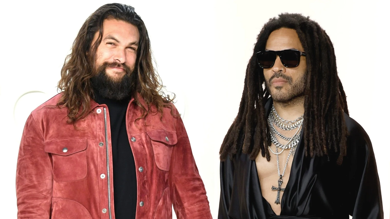 Jason Momoa y Lenny Kravitz