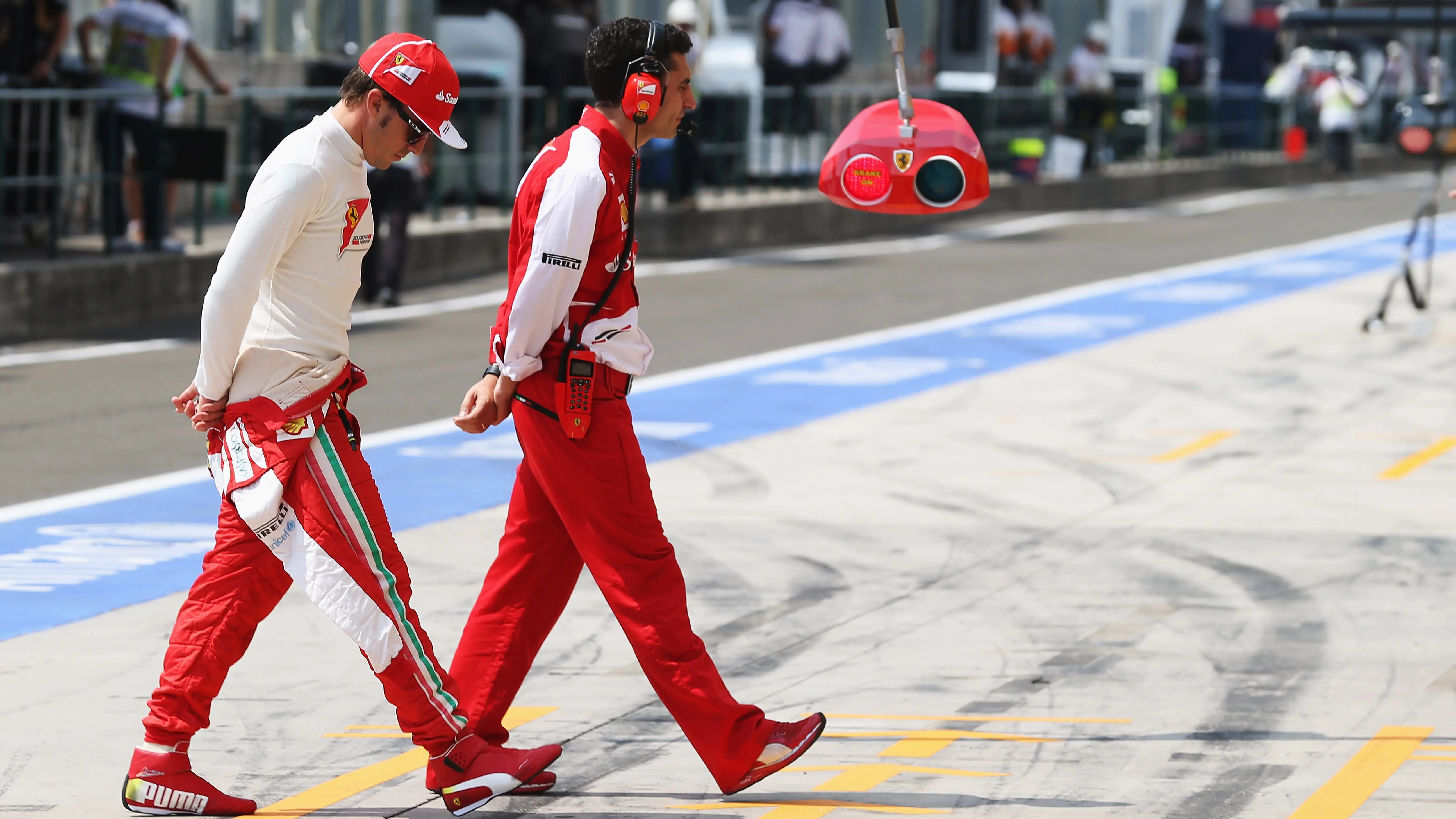 Andrea Stella y Fernando Alonso en 2013 Andrea Stella y Fernando Alonso en 2013