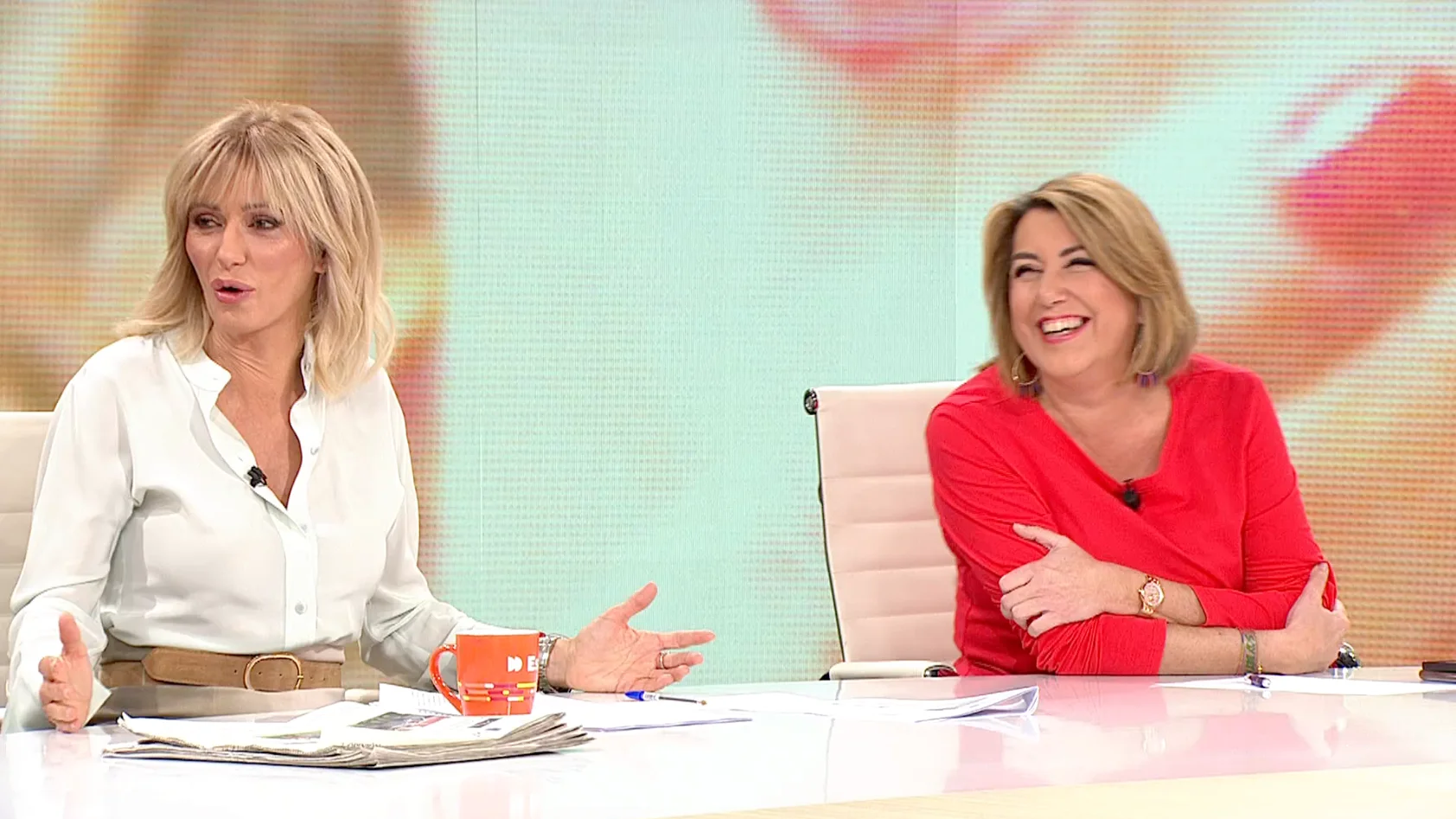 Susana Díaz en Espejo Público. Susana Díaz en Espejo Público.