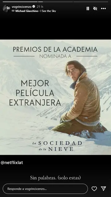 Enzo Vogrincic de La sociedad de la nieve Enzo Vogrincic de La sociedad de la nieve