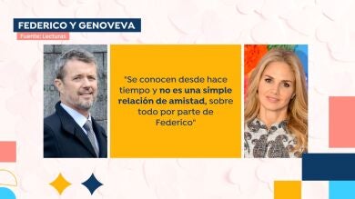 Luis Pliego, director de Lecturas, asegura que Genoveva Casanova y Federico de Dinamarca 