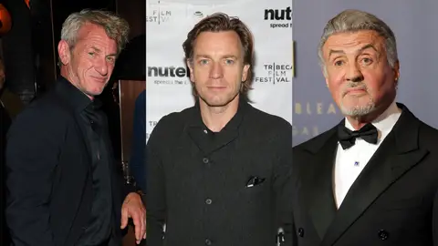 Ewan McGregor, Sean Penn, Sylvester Stallone Ewan McGregor, Sean Penn, Sylvester Stallone