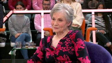 La cena de la residencia de mayores en la que está la hermana de Leonor: 