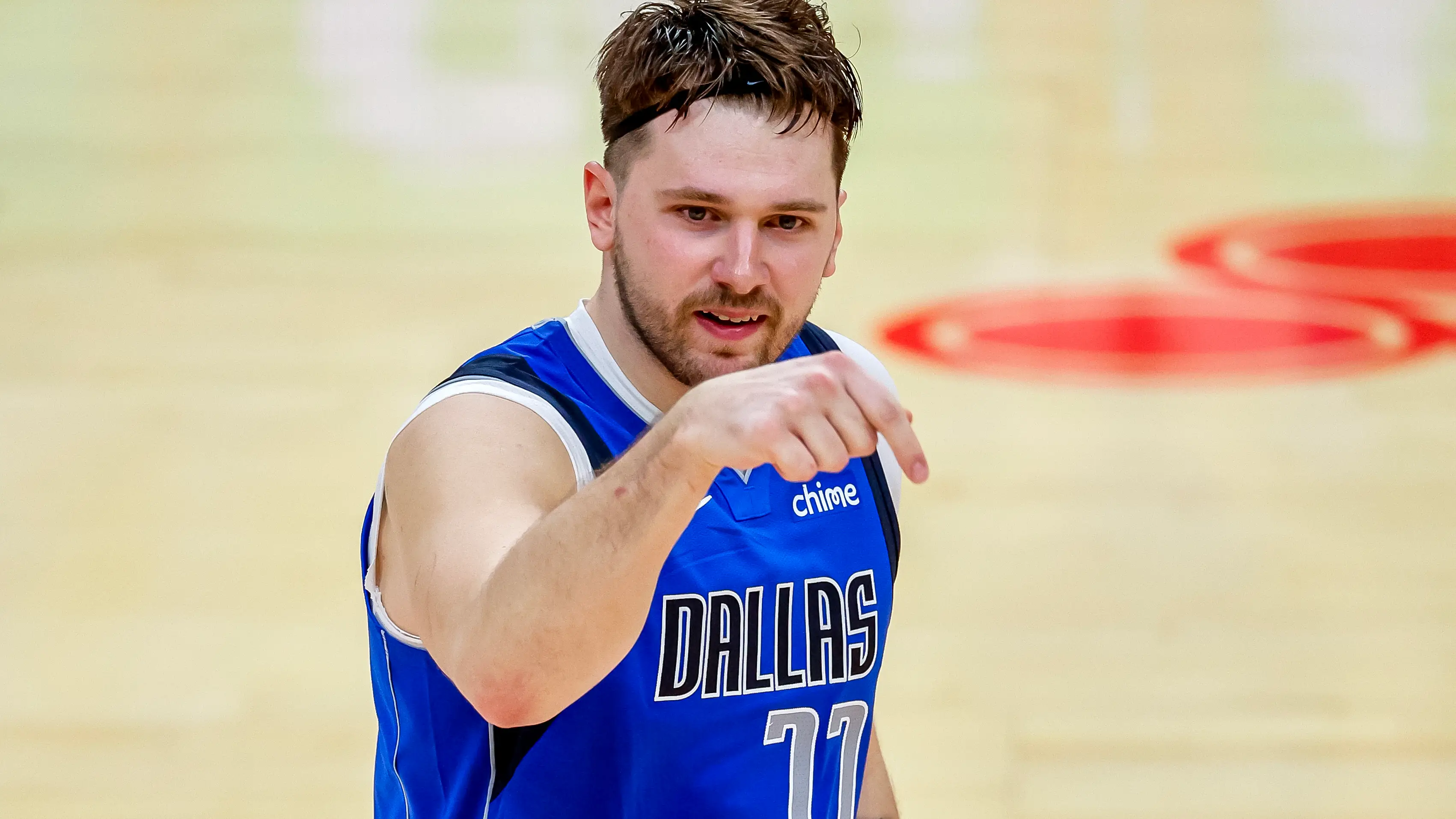 Luka Doncic durante su partido ante los Atlanta Hawks