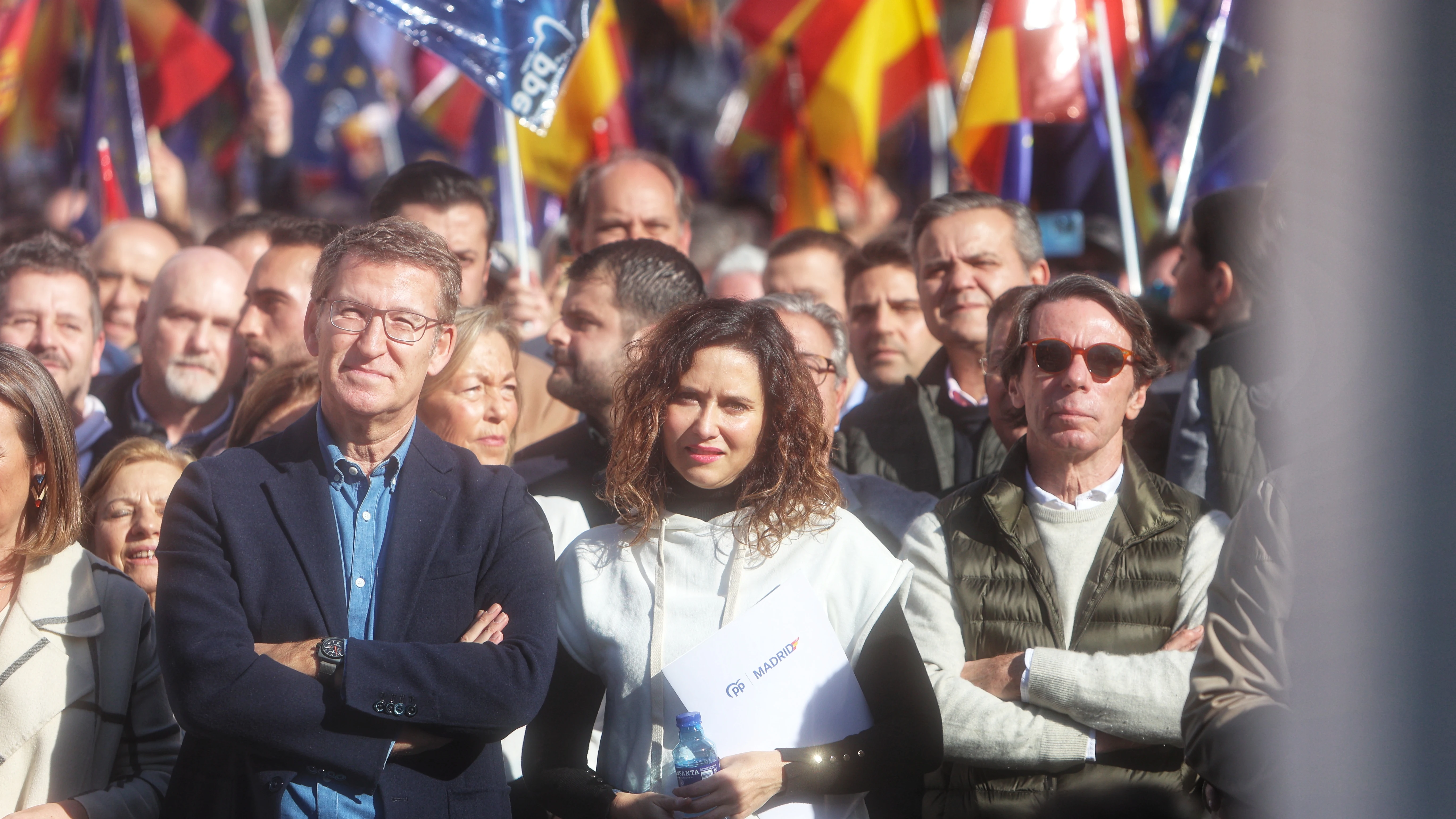 Feijóo, Ayuso y Aznar Feijóo, Ayuso y Aznar