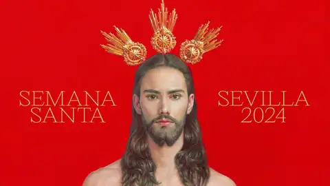 Imagen del cartel de la Semana Santa de Sevilla