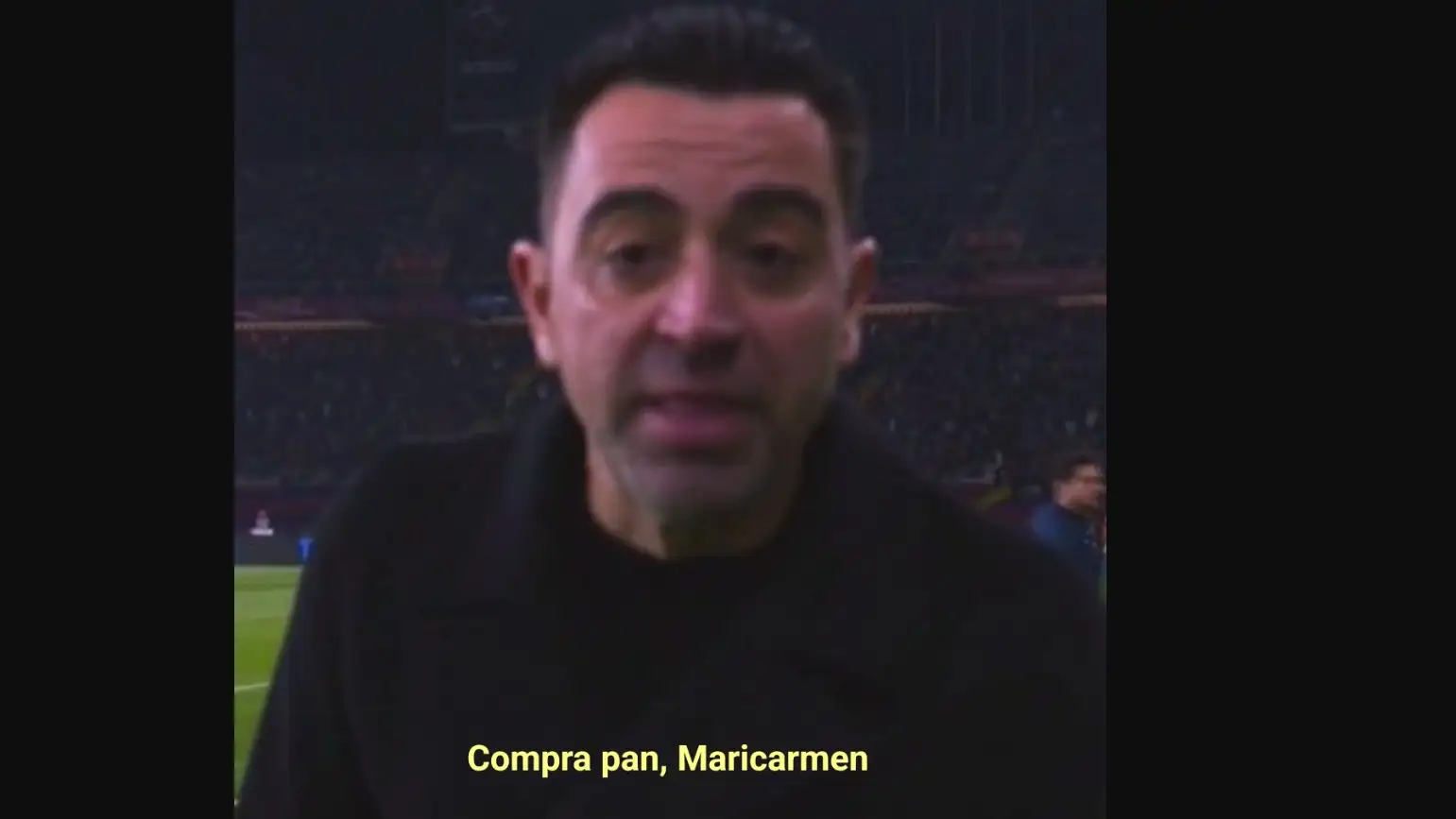 Un meme sobre la queja de Xavi Hernández tras un posible penalti no pitado al Barça Un meme sobre la queja de Xavi Hernández tras un posible penalti no pitado al Barça