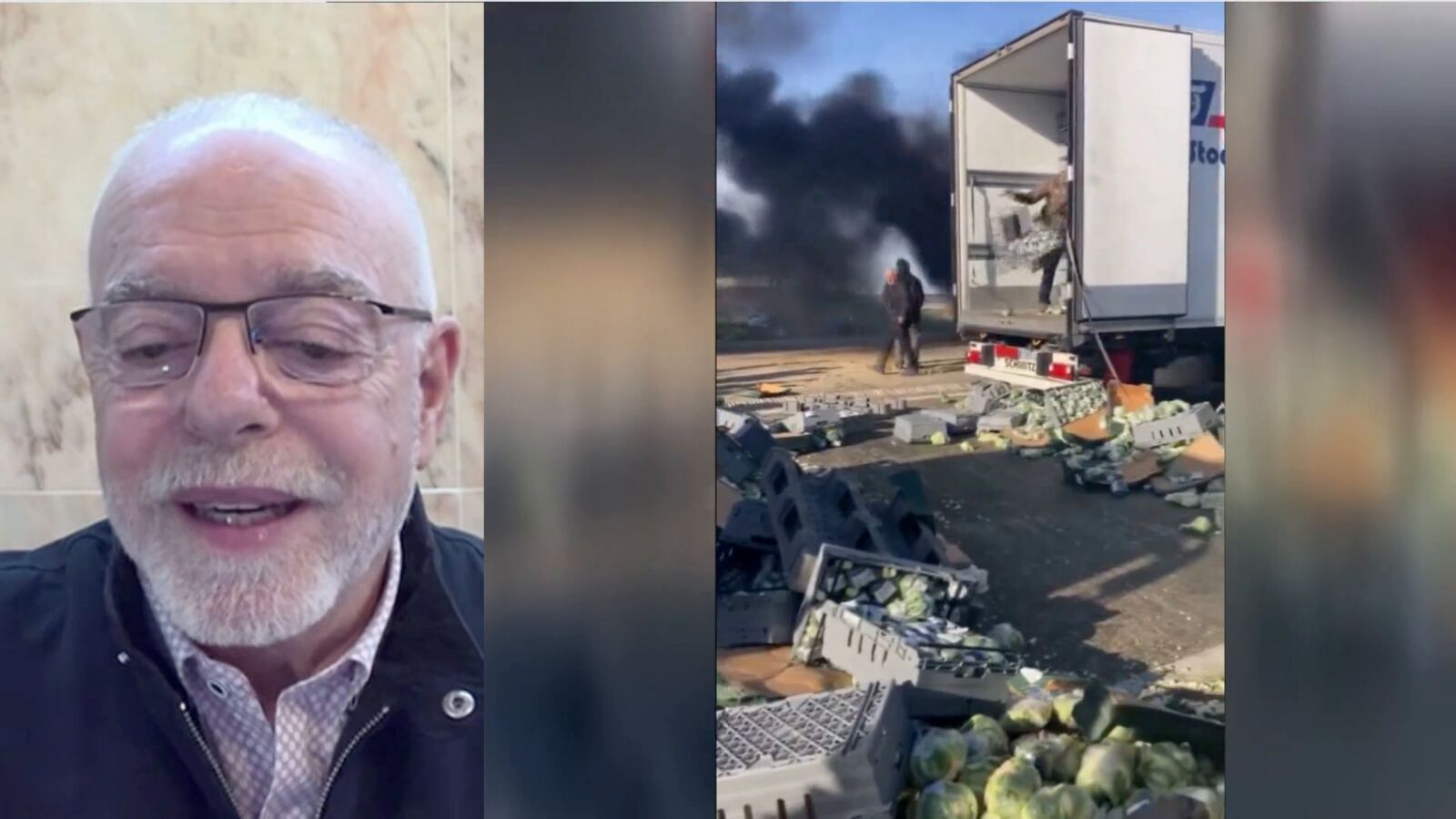 La patronal del transporte acusa a Francia de no intervenir en los ataques a camiones españoles: 
