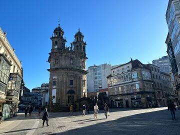 Praza da Peregrina, en Pontevedra