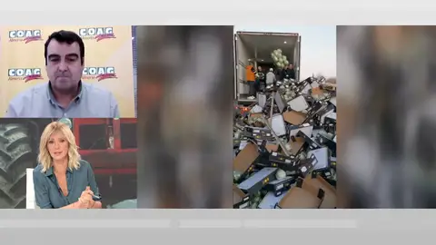 Agricultor de COAG denuncia la situación que sufren por la huelga en Francia Agricultor de COAG denuncia la situación que sufren por la huelga en Francia