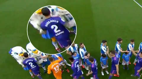 Momento del presunto abuso sexual de Hugo Mallo Momento del presunto abuso sexual de Hugo Mallo