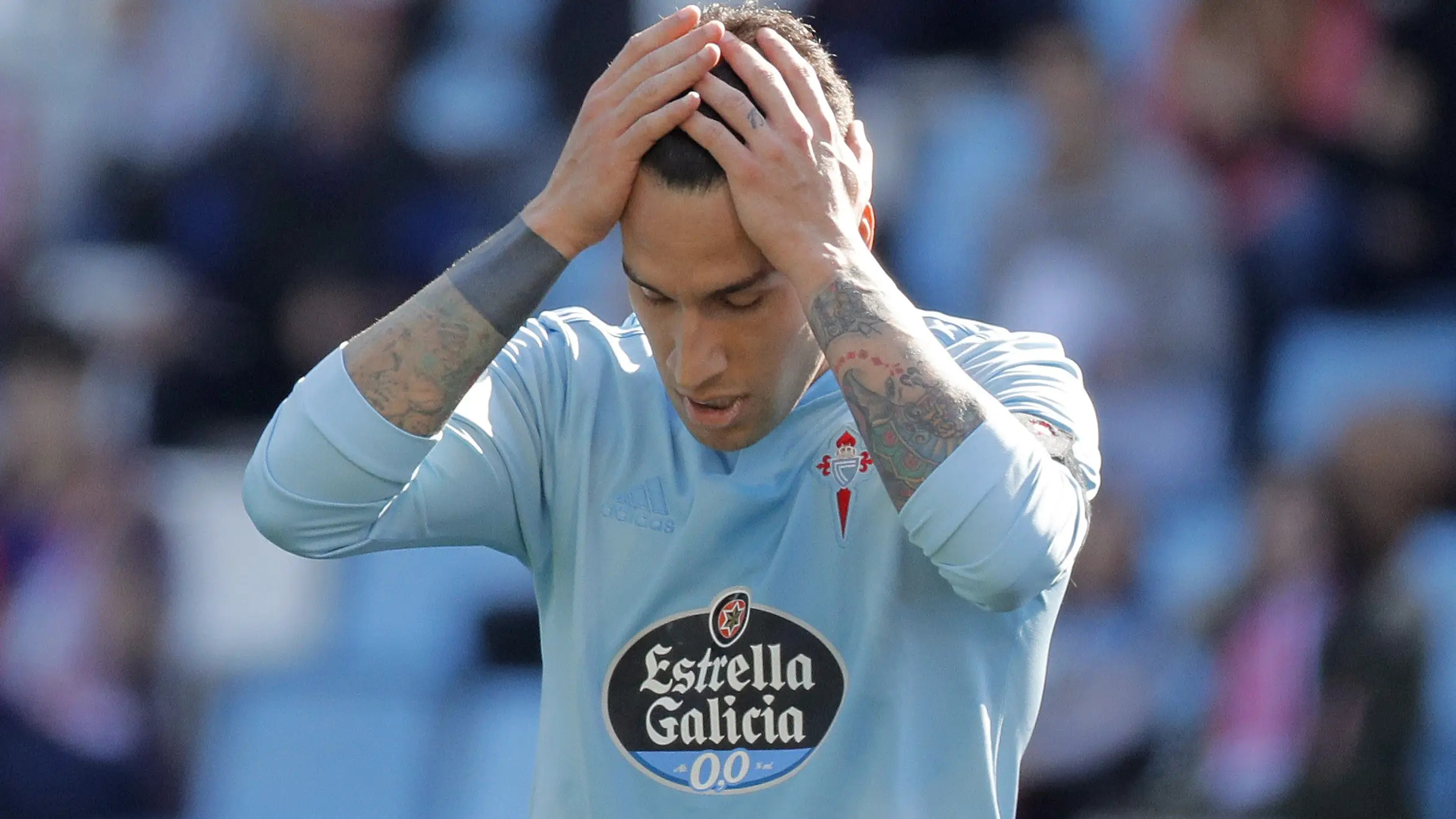 Hugo Mallo, en un partido con el Celta de Vigo Hugo Mallo, en un partido con el Celta de Vigo