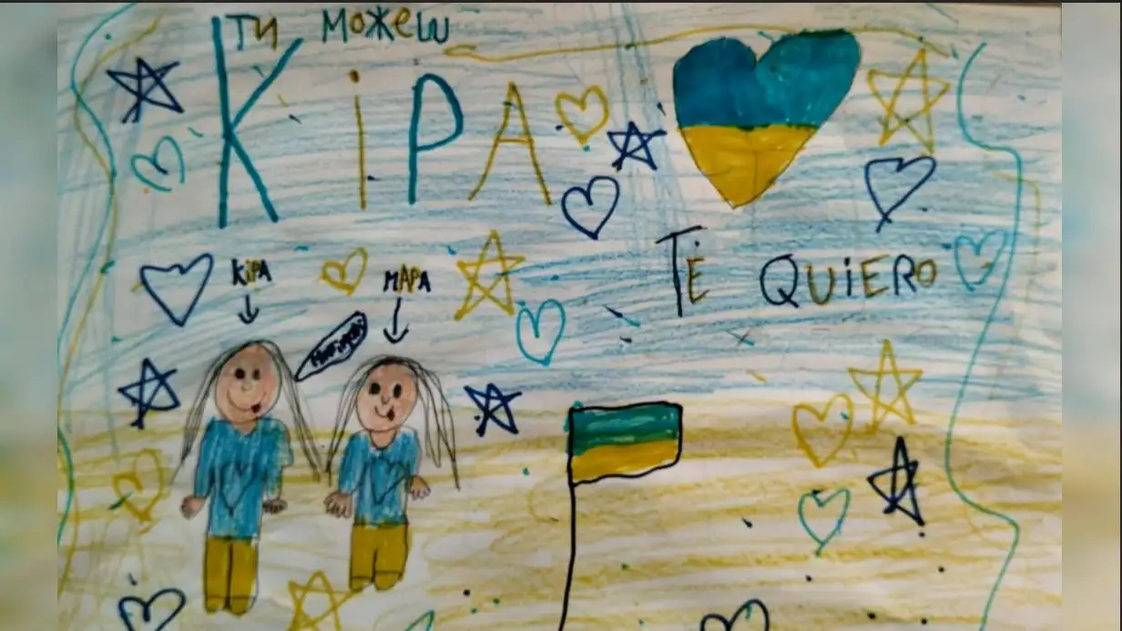 Dibujo de los niños de un colegio de A Coruña Dibujo de los niños de un colegio de A Coruña