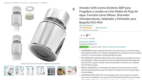 Grifo aireador Grifo aireador