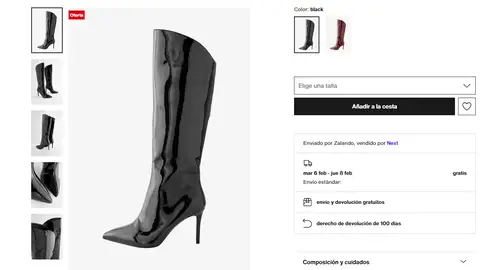 Botas negras altas Botas negras altas