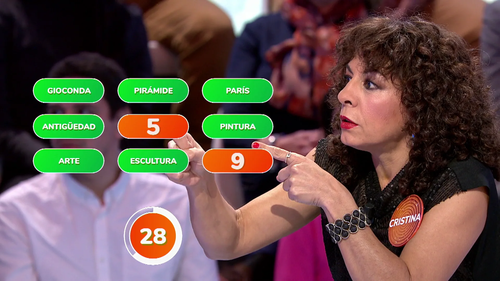 El curioso truco de Cristina Medina para resolver el panel del &iquest;D&oacute;nde Est&aacute;n? 