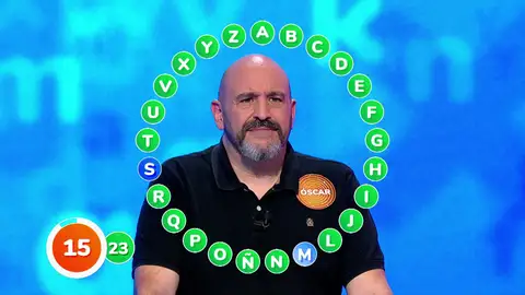 Óscar se agiganta en El Rosco: se abona a los 23 aciertos y hurga en la herida de Moisés Óscar se agiganta en El Rosco: se abona a los 23 aciertos y hurga en la herida de Moisés